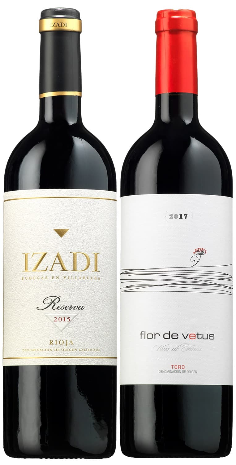 Izadi Reserva 2015 y Flor de Vetus 2017 – de Vinoselección – en Vinoselección