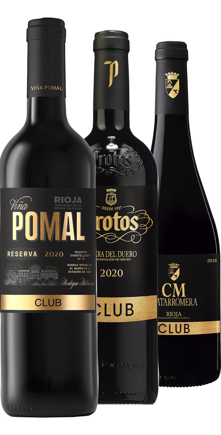 Viña Pomal Club Reserva 2020, Protos Club Crianza 2020 y CM Matarromera Club 2018 – de Vinoselección – en Vinoselección