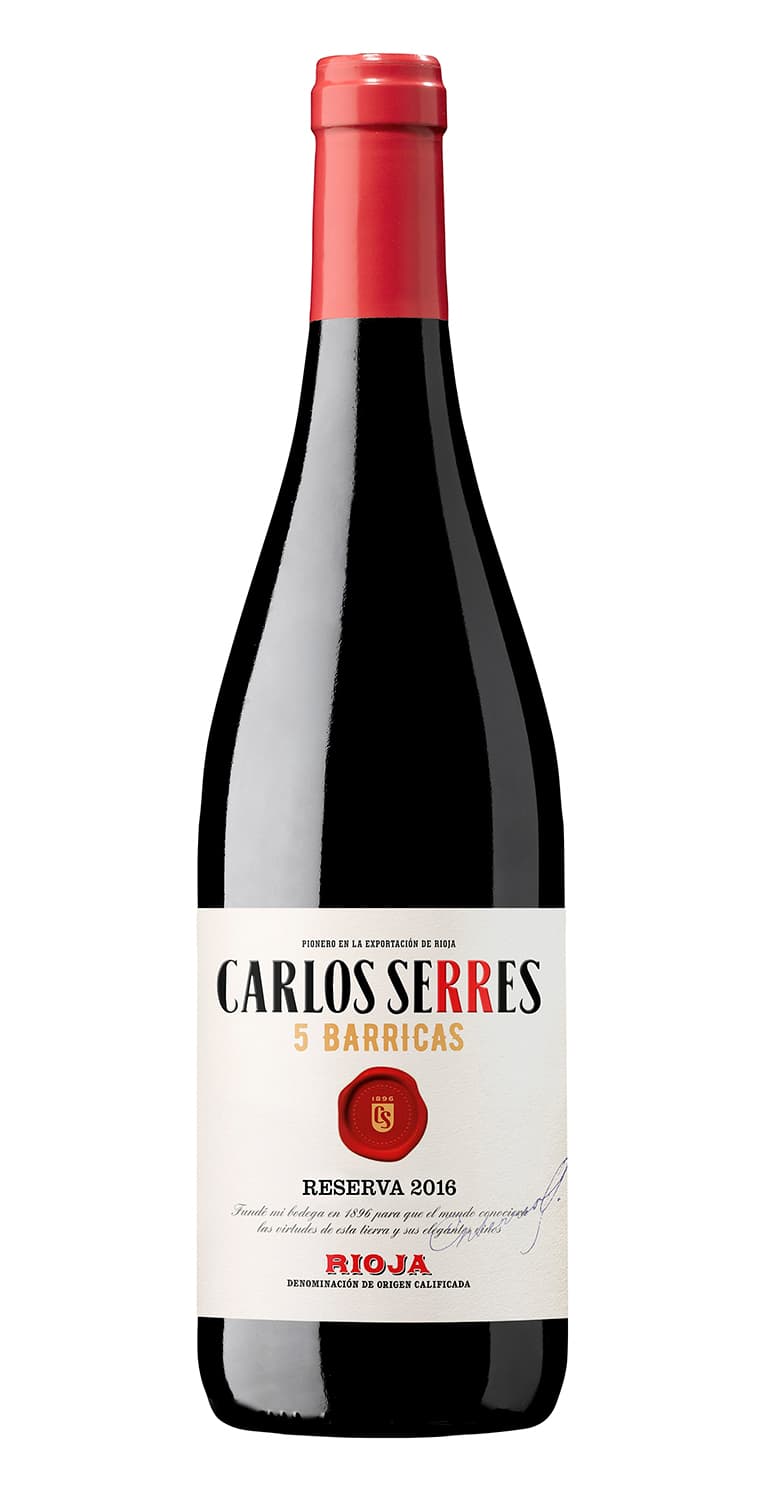 Carlos Serres 5 Barricas Reserva 2016 – de Vinoselección – en Vinoselección