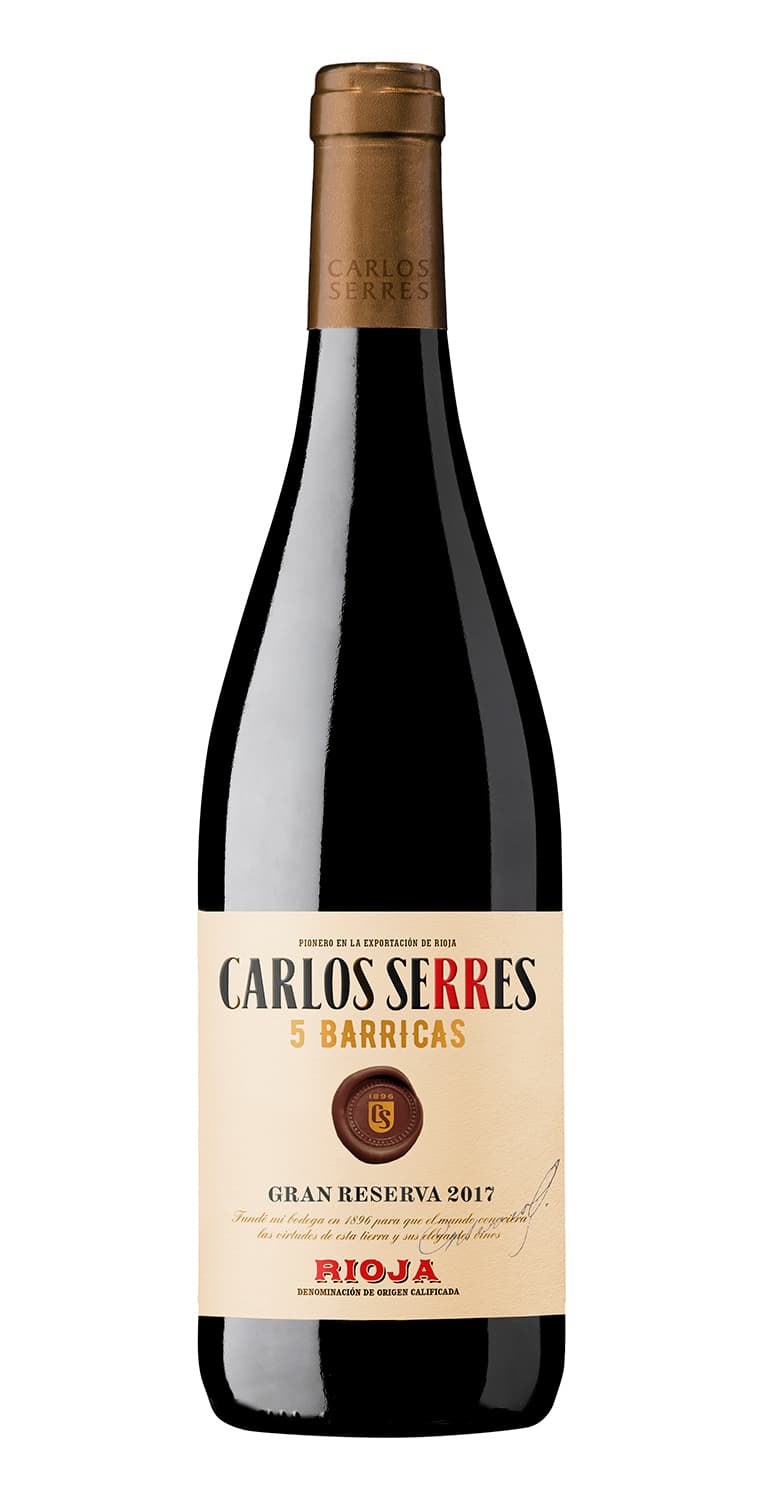 Carlos Serres 5 Barricas Gran Reserva 2017 de Vinoselección – comprar