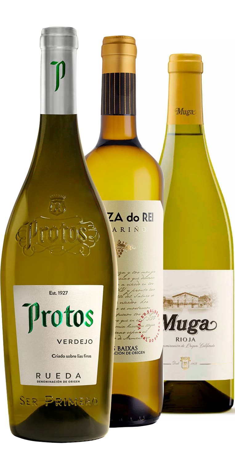 Colección Las tres reinas de los vinos blancos – de Vinoselección – en Vinoselección