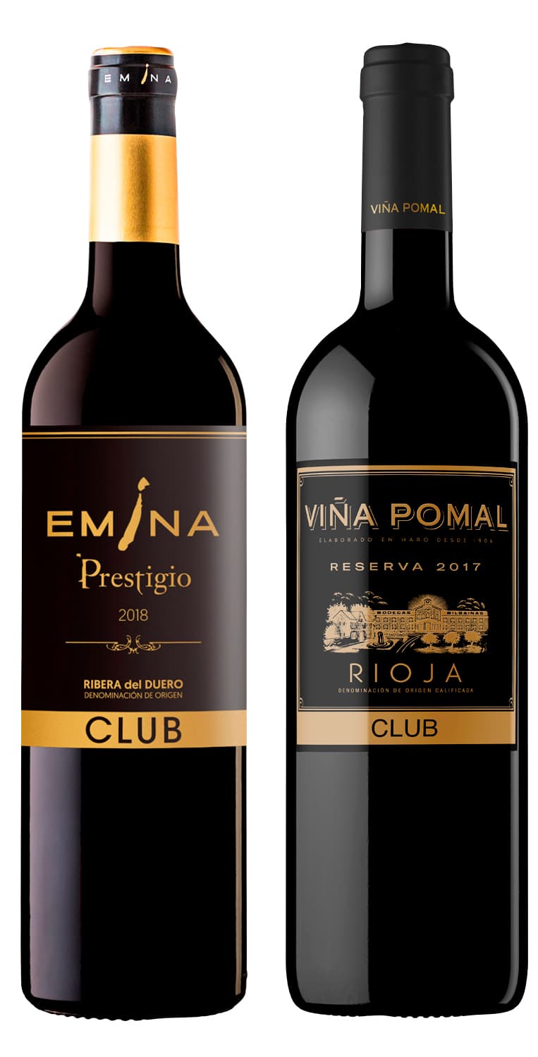 Emina Prestigio Club 2018 y Viña Pomal Club Reserva 2017 – de Vinoselección – en Vinoselección