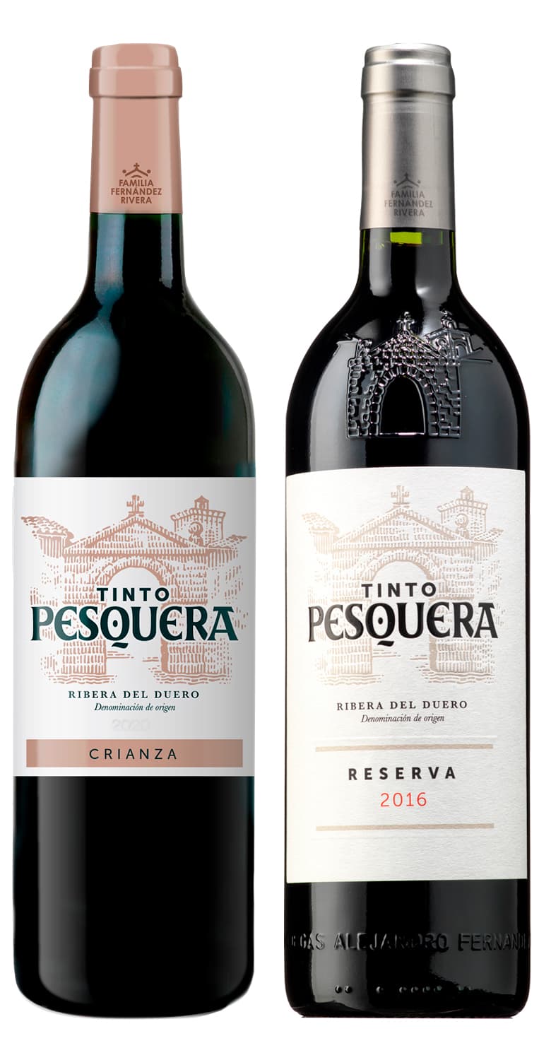 Tinto Pesquera Crianza 2019 y Tinto Pesquera Reserva 2016 – de Vinoselección – en Vinoselección