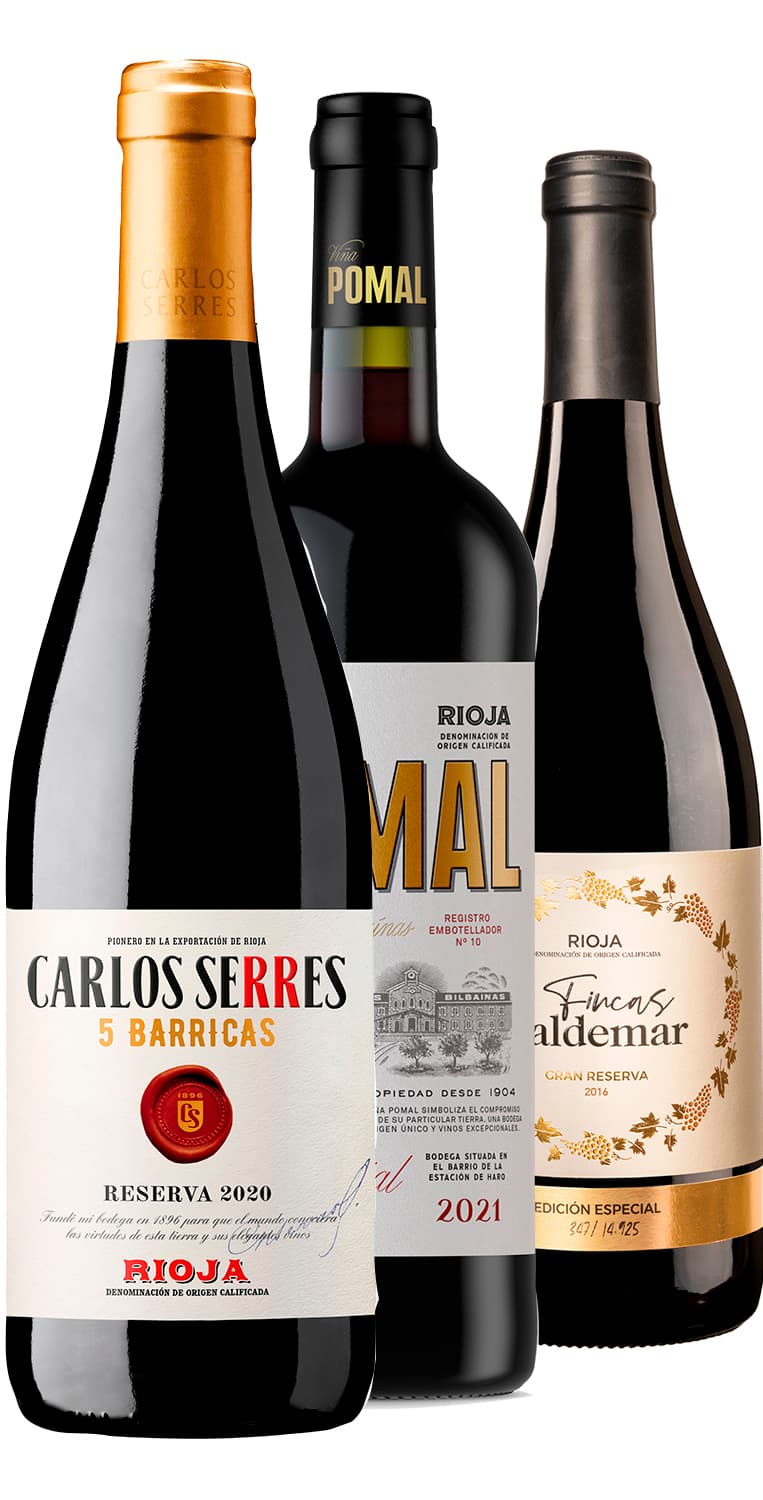 Tres marcas icónicas de Rioja en exclusiva – de Vinoselección – en Vinoselección