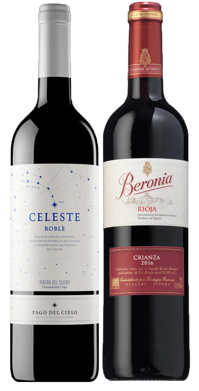Celeste Roble 2018 y Beronia Crianza 2016 – de Vinoselección – en Vinoselección