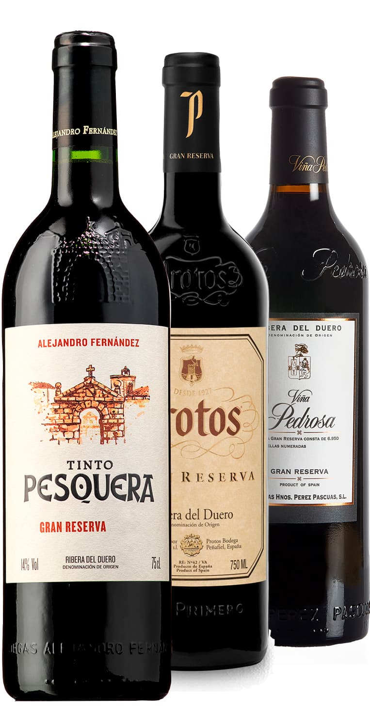 Tinto Pesquera Gran Reserva 2012, Protos Gran Reserva 2011, Viña Pedrosa Gran Reserva 2014 – de Vinoselección – en Vinoselección