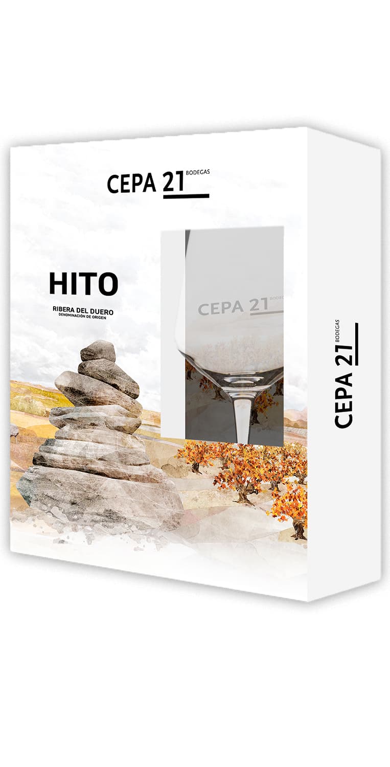 Hito | Estuche de 1 botella + 1 copa de vino – de Vinoselección – en Vinoselección