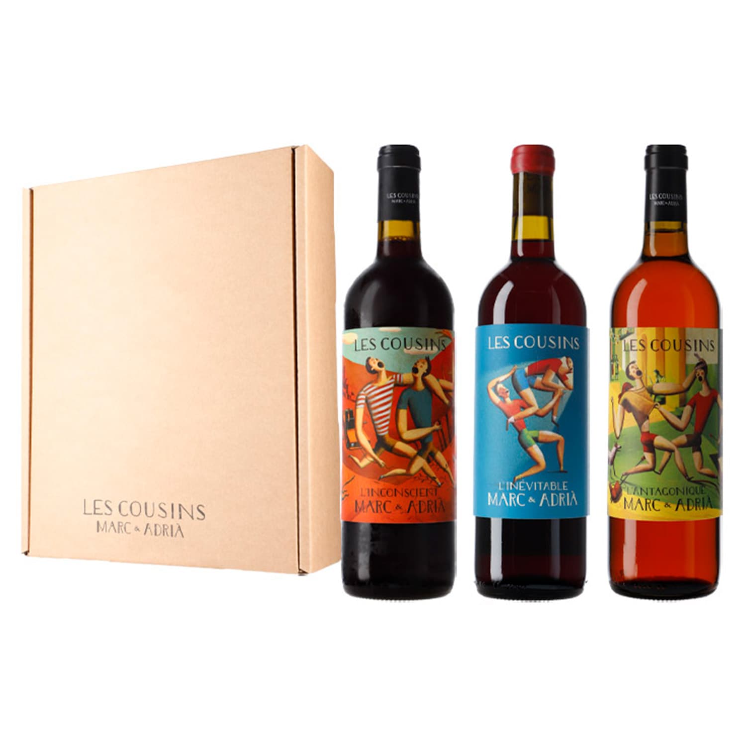 Estuche Trilogía Les Cousins – de Vinoselección – en Vinoselección