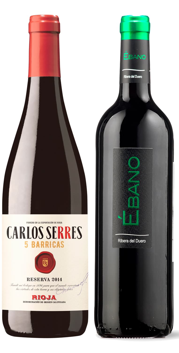 Carlos Serres 5 Barricas Reserva 2014 y Ébano 2018 – de Vinoselección – en Vinoselección