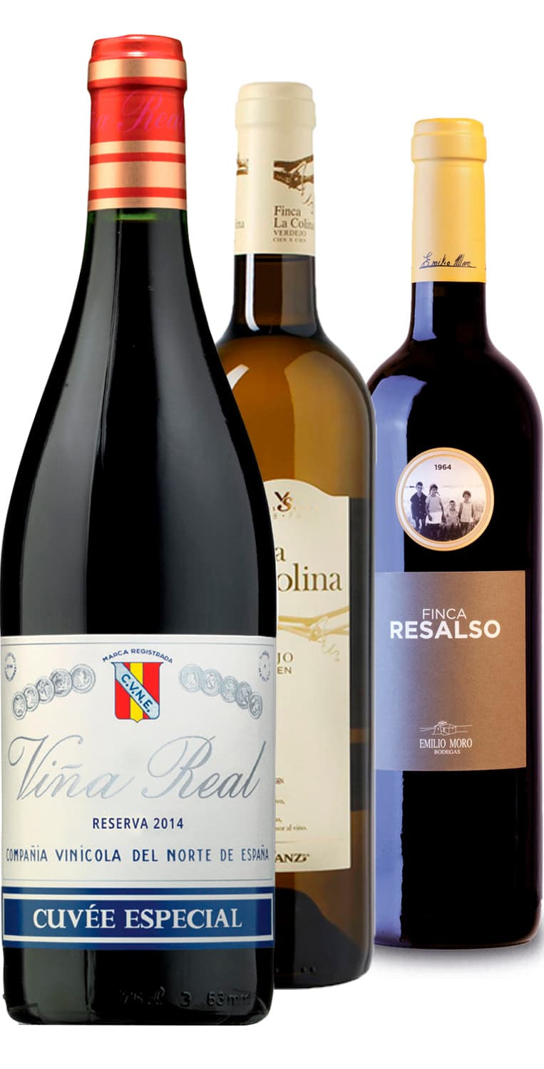 Oferta de bienvenida: Rioja, Ribera y Rueda, las tres erres imprescindibles – de Vinoselección – en Vinoselección