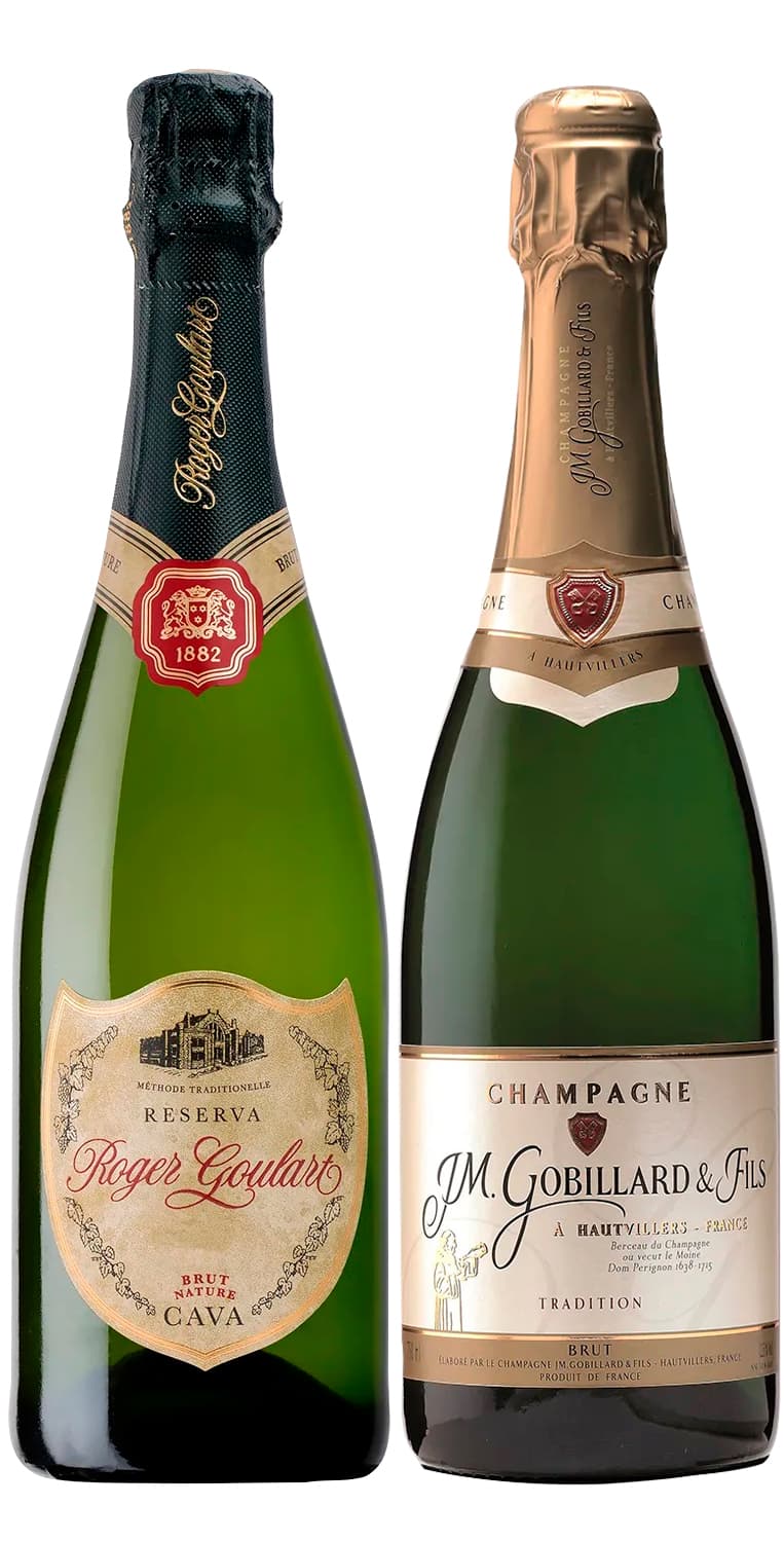 Roger Goulart Brut Nature Reserva 2019 y JM. Gobillard Brut Tradition – de Vinoselección – en Vinoselección