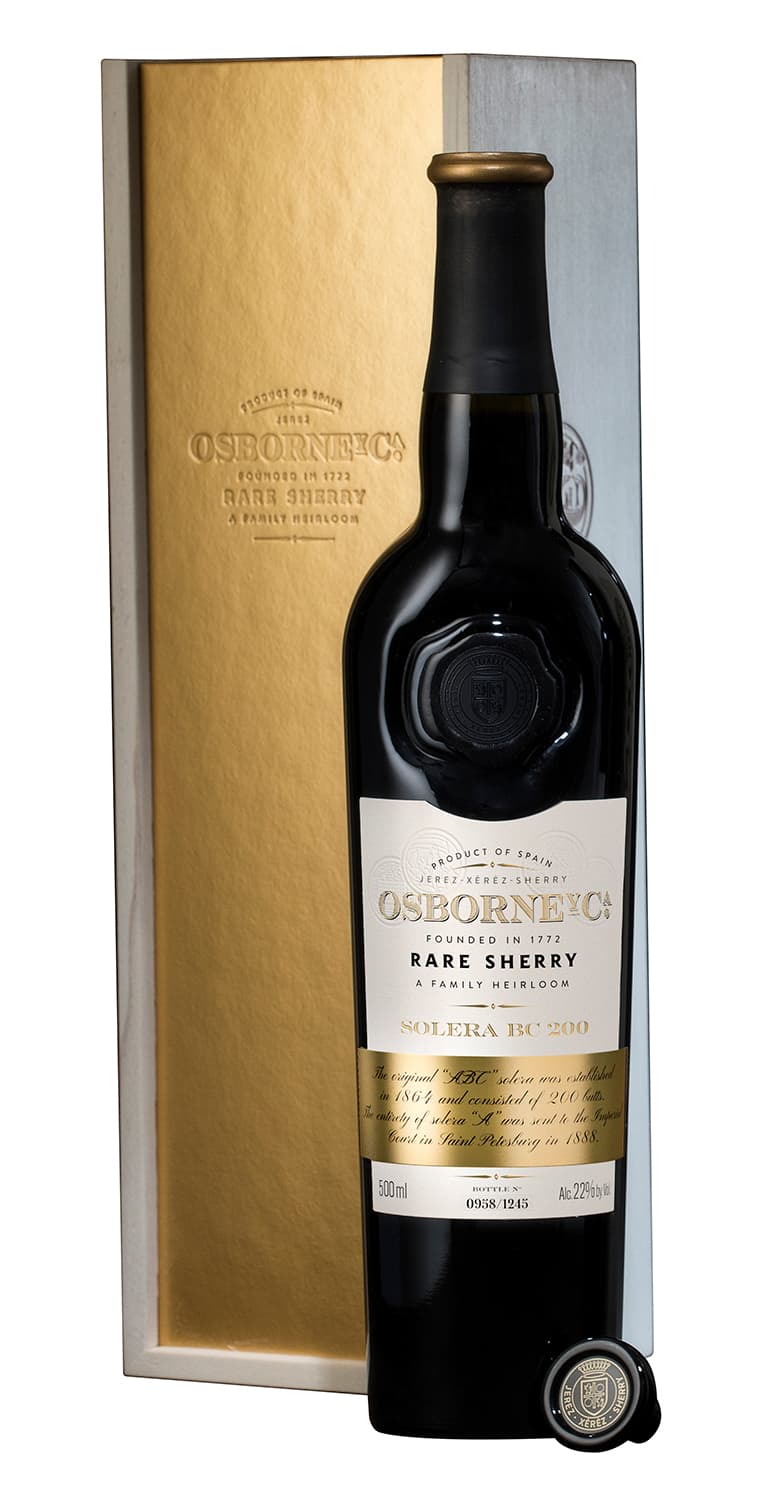 Osborne Rare Sherry Solera BC200 Medium – de Vinoselección – en Vinoselección