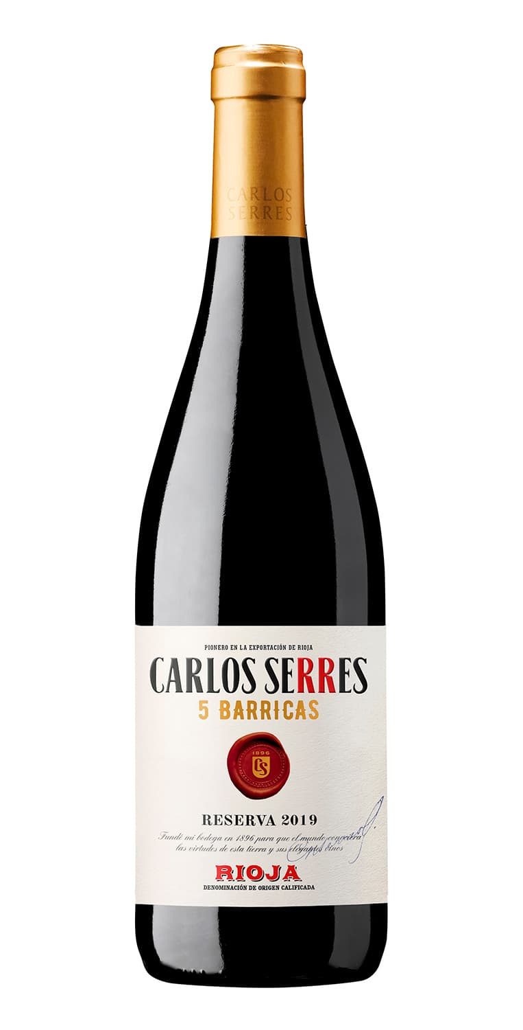 Carlos Serres 5 Barricas Reserva 2019 – de Vinoselección – en Vinoselección