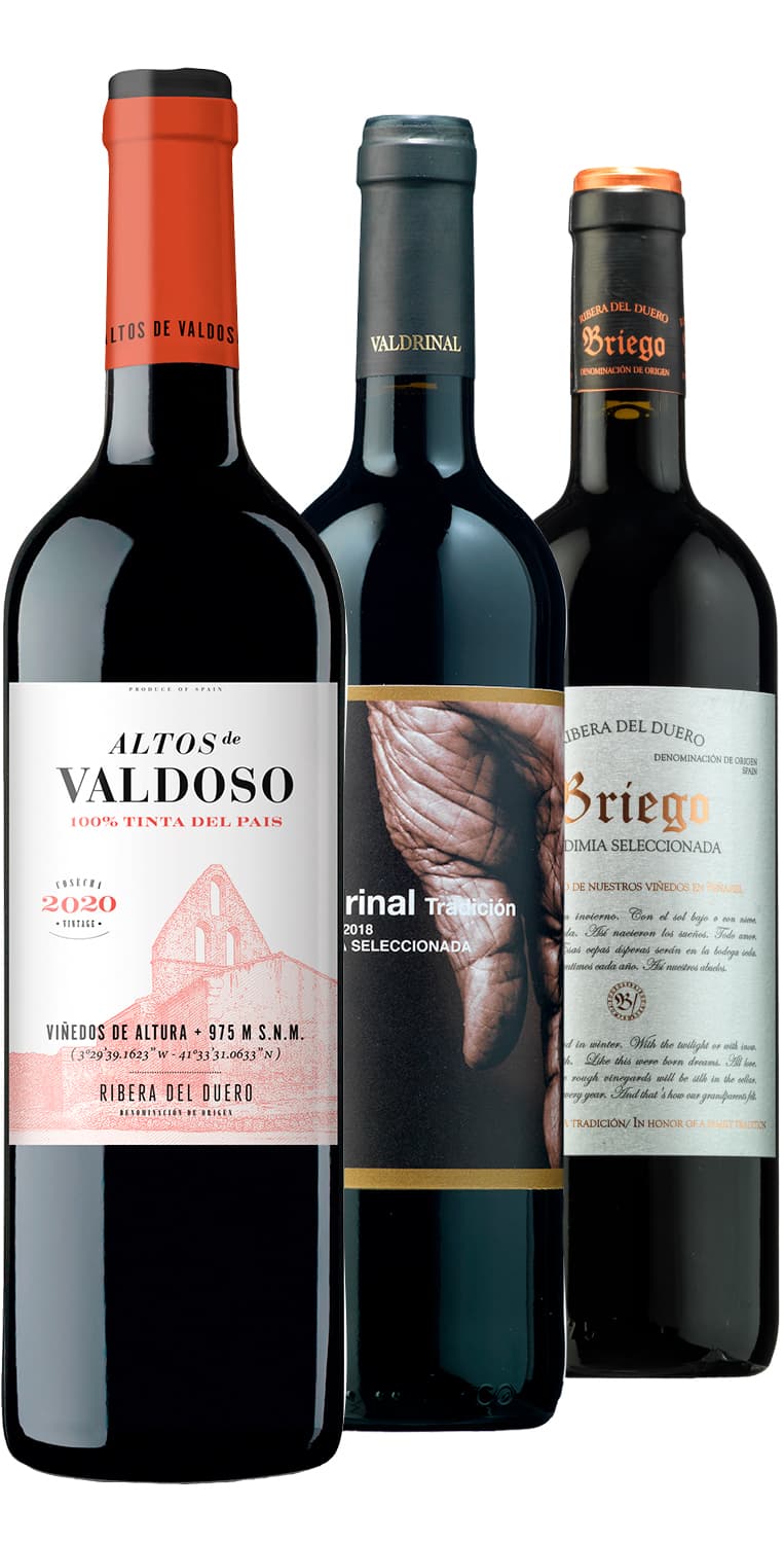 La Ribera del Duero en tres tintos exclusivos – de Vinoselección – en Vinoselección