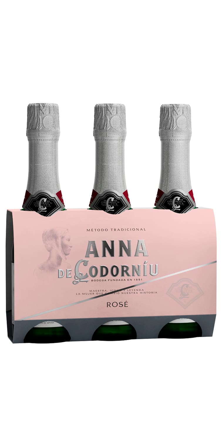 Tripack Anna de Codorníu Brut Rosé Mini – de Vinoselección – en Vinoselección