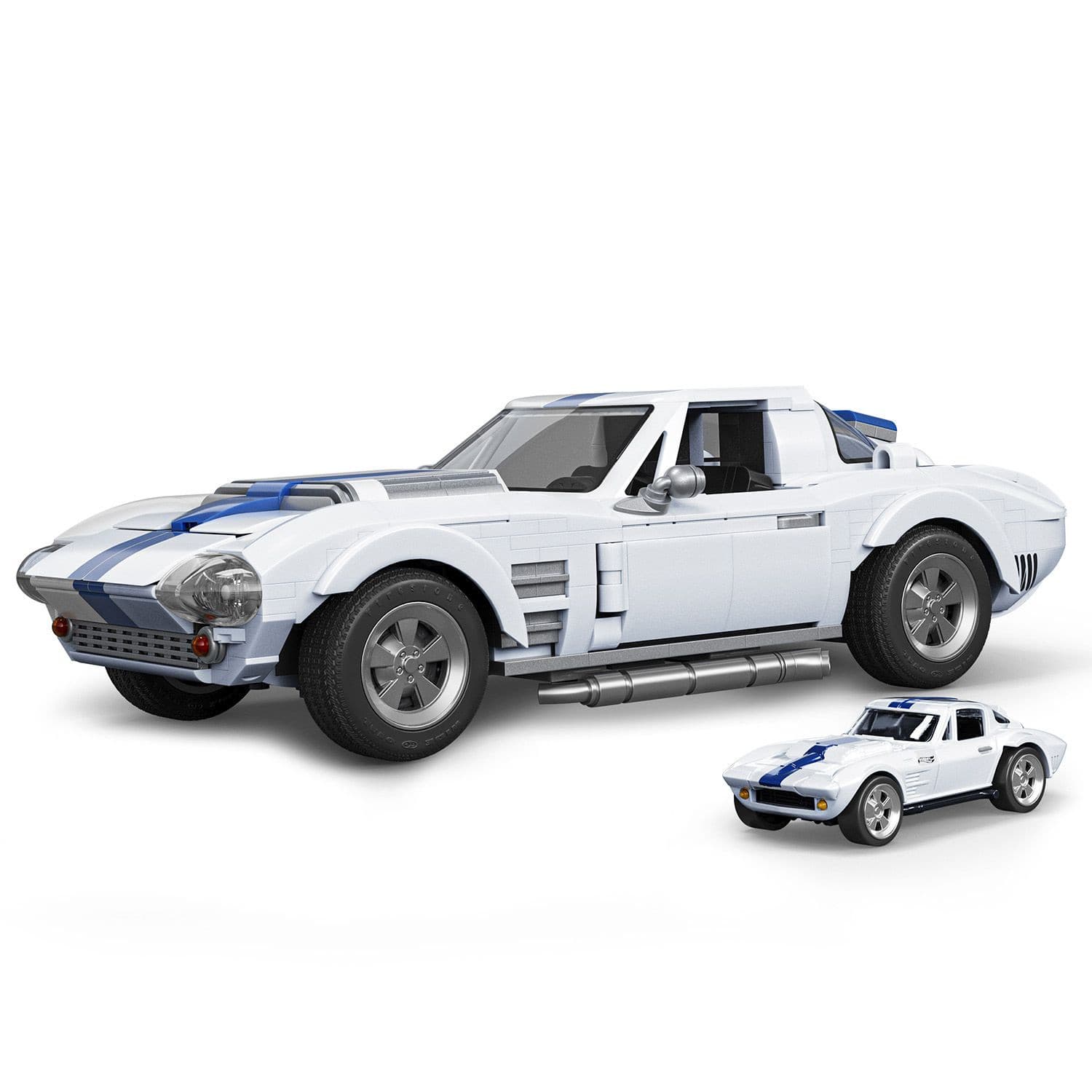 Mattel Brick Shop Hot Wheels Corvette Grand Sport Elite 918 Piezas de Otras marcas – comprar