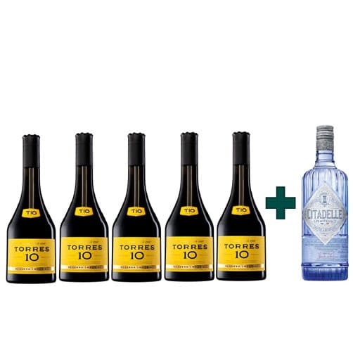 Pack Torres 10 + 1 Citadelle de regalo – de Torres Brandy – en Petit Celler