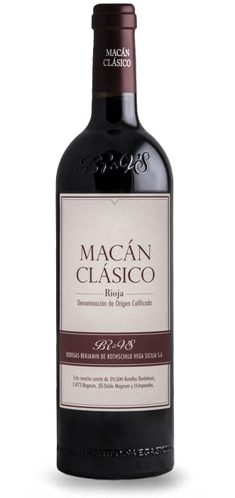 Macán Clásico – de Benjamín de Rothschild y Vega Sicilia – en Petit Celler