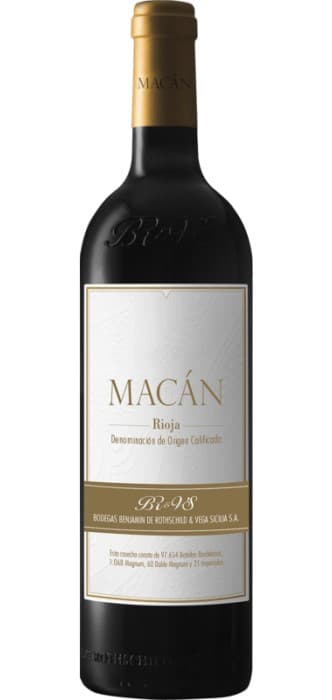 Macán – de Benjamín de Rothschild y Vega Sicilia – en Petit Celler
