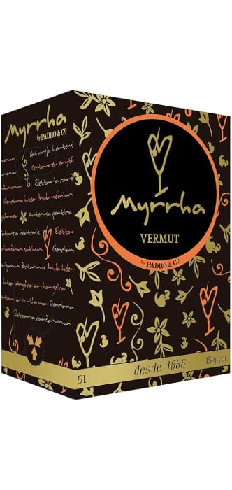 Vermouth Myrrha Rojo Bag In Box 5L. – de Vermouth Padró & Co – en Petit Celler