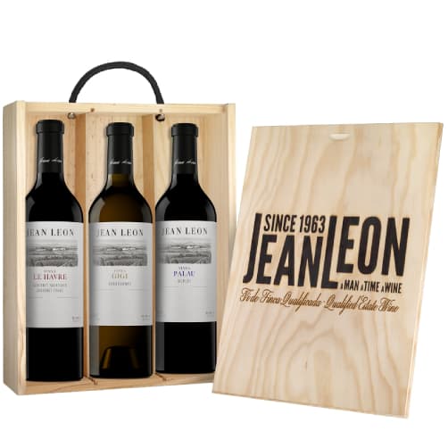 Estuche de Madera de Vinos de Finca de Jean Leon – de Jean Leon – en Petit Celler