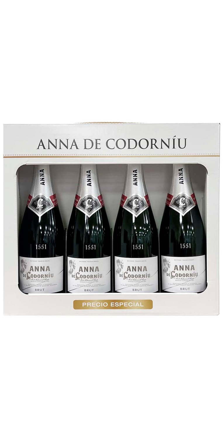 Anna de Cordorníu Brut | Estuche de 4 botellas de Vinoselección – comprar