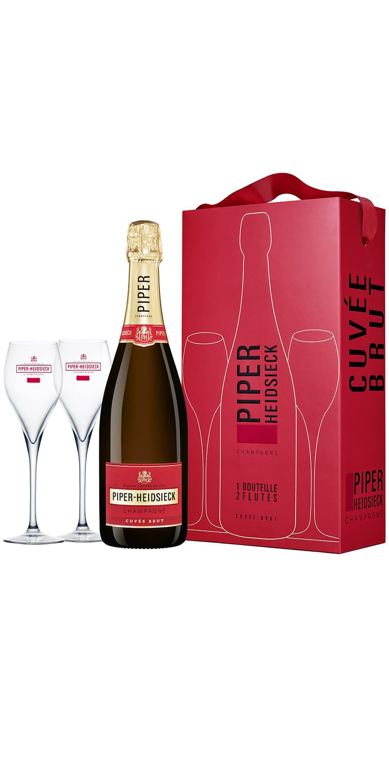 Piper-Heidsieck Cuvée Brut | Estuche con 2 copas – de Vinoselección – en Vinoselección
