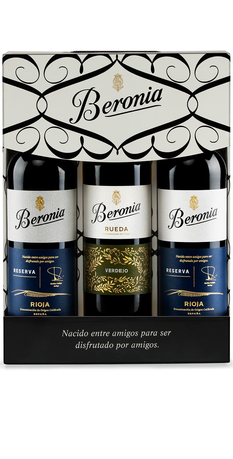 Beronia Reserva y Beronia Rueda Verdejo | Estuche 2+1 – de Vinoselección – en Vinoselección
