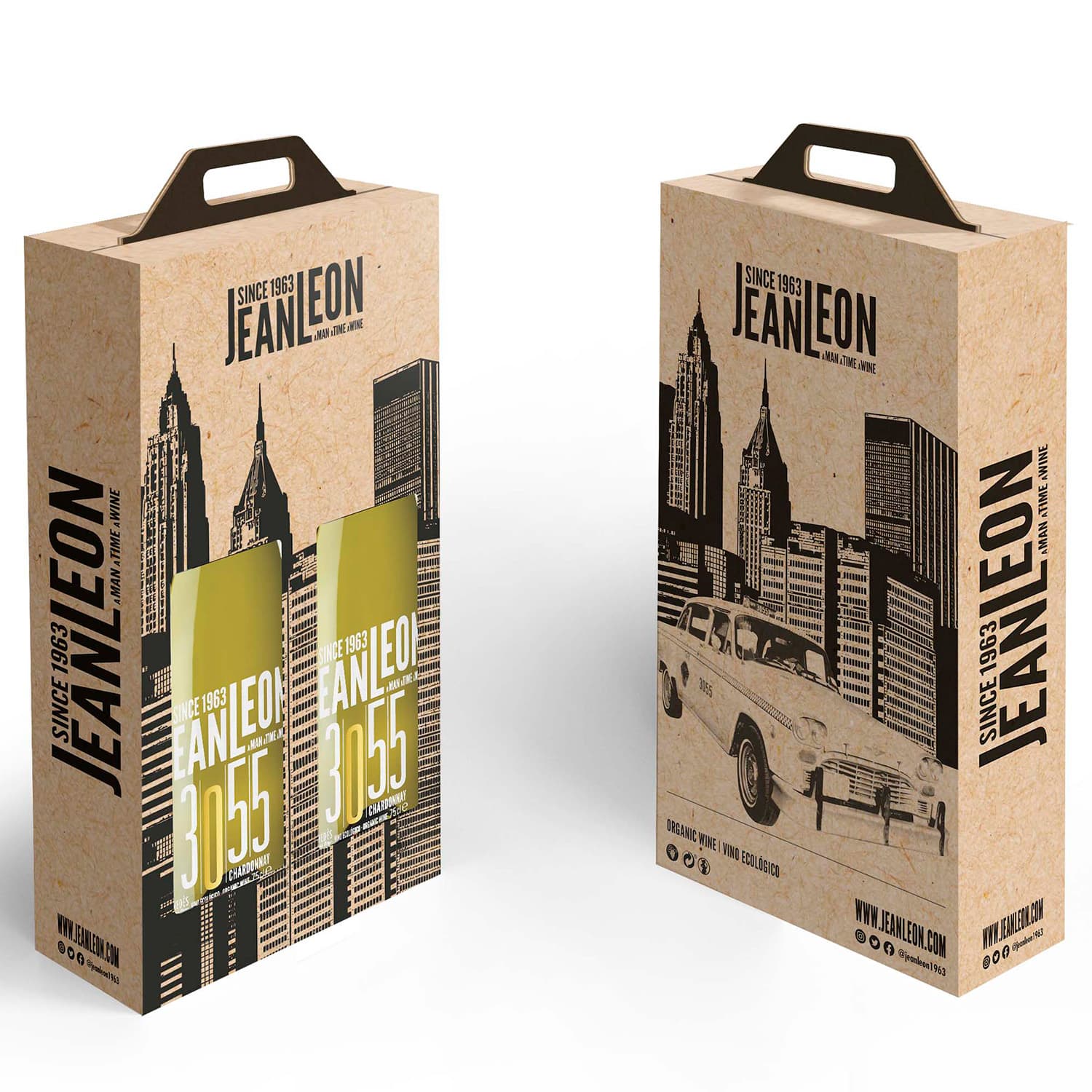 Jean Leon 3055 Chardonnay | Estuche 2 botellas – de Vinoselección – en Vinoselección