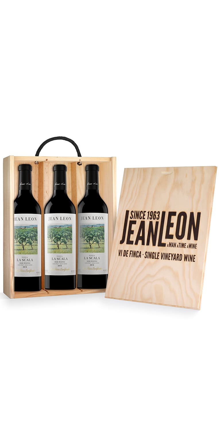 Jean Leon Vinya La Scala Cabernet Sauvignon Gran Rva 2016 | Estuche 3 botellas – de Vinoselección – en Vinoselección
