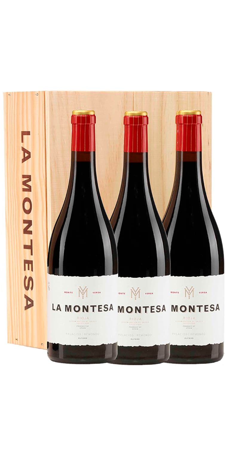 La Montesa Crianza 2020 | 3 botellas en caja de madera – de Vinoselección – en Vinoselección