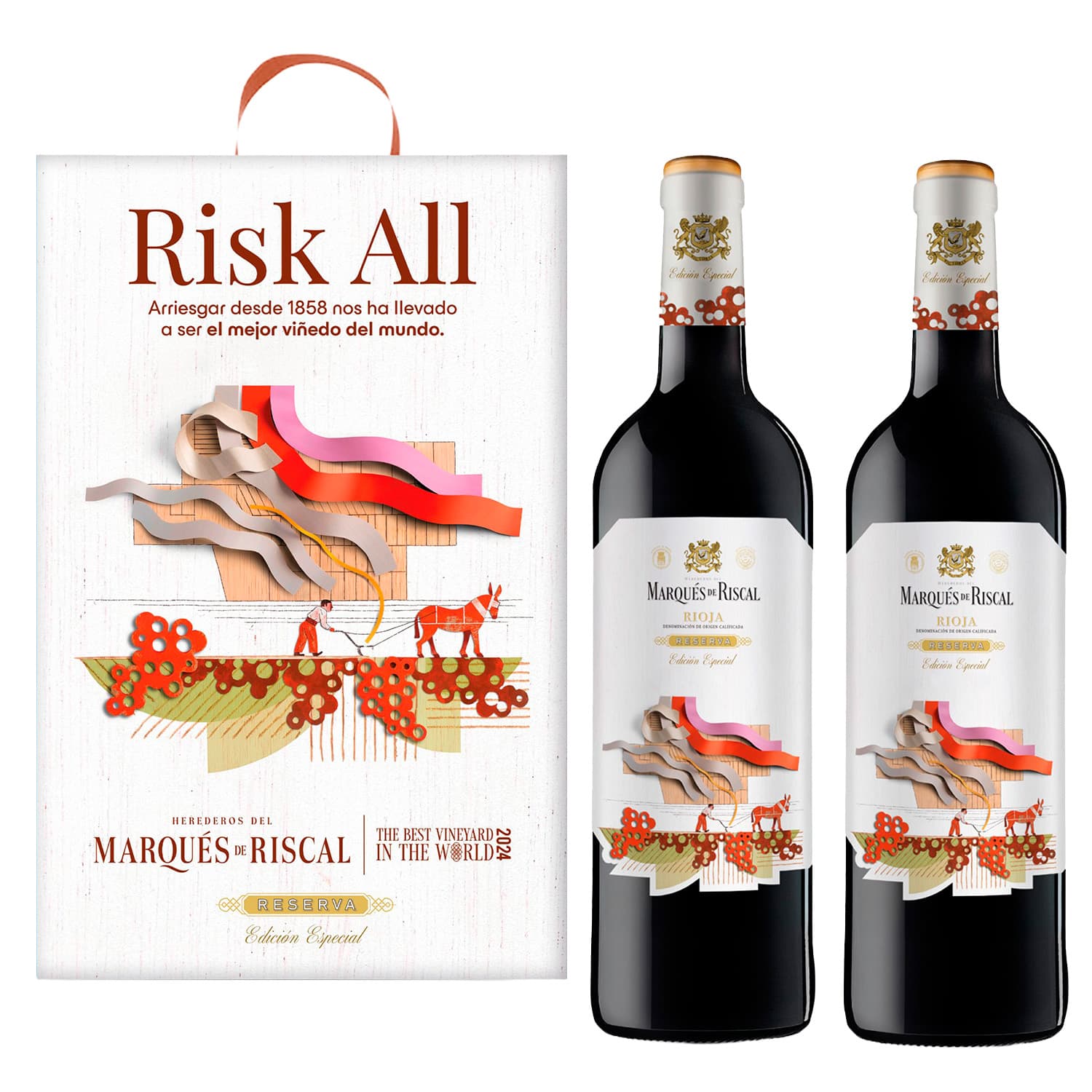 Marqués de Riscal Reserva Edición Especial "Risk All" | Estuche de 2 botellas – de Vinoselección – en Vinoselección