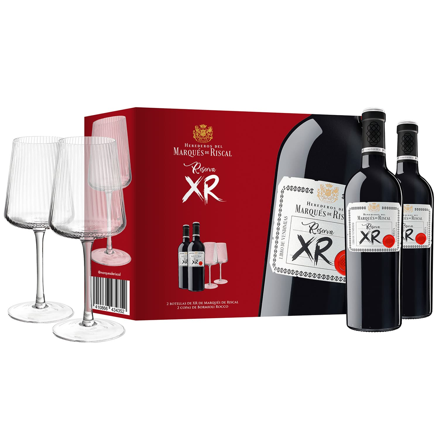 Marqués de Riscal XR Reserva | 2 botellas + 2 copas – de Vinoselección – en Vinoselección